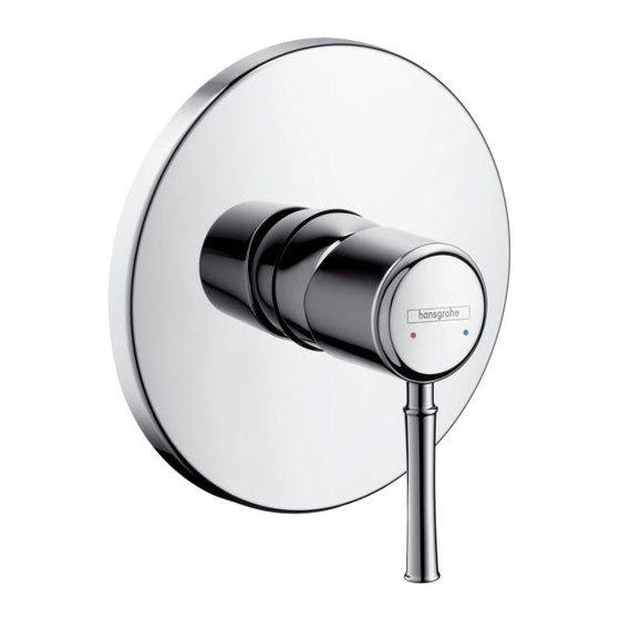 Hansgrohe Metropol Classic 31365 Serie Instrucciones De Montaje