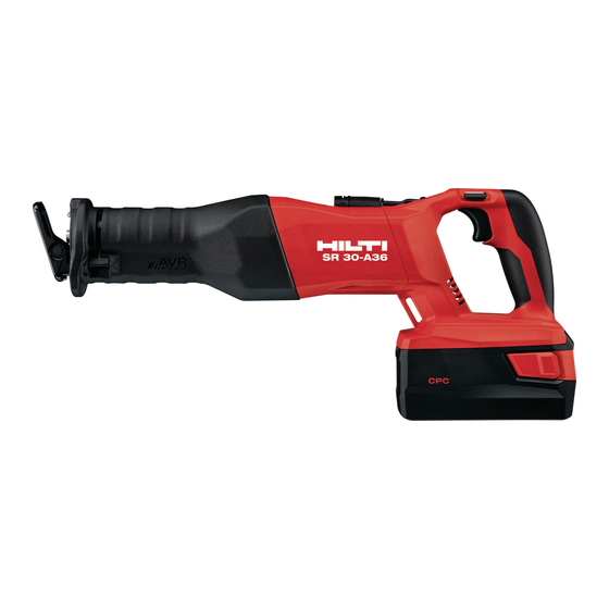 Hilti SR 30-A36 Manual De Instrucciones Original