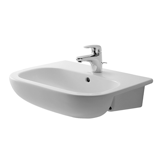 DURAVIT D-CODE 033955 Serie Instrucciones De Montaje