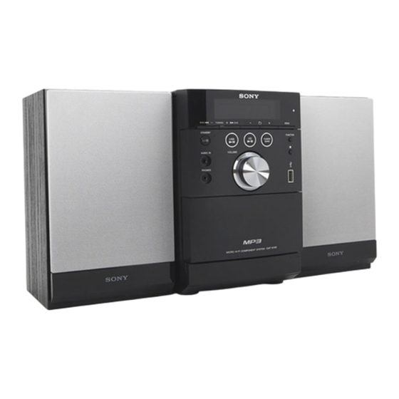 Sony CMT-EH26 Manual De Instrucciones