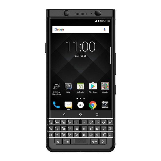 Blackberry Keyone BBB100-2 Guía De Usuario