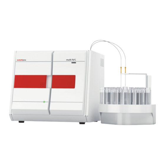 Analytik Jena multi N/C pharma HT Manual De Usuario