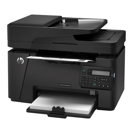 HP LaserJet Pro MFP Manual Del Usuario