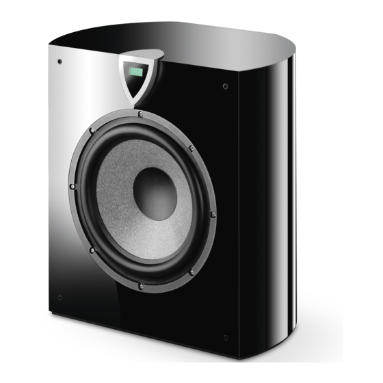 Focal PROFILE SW 908 Manuales