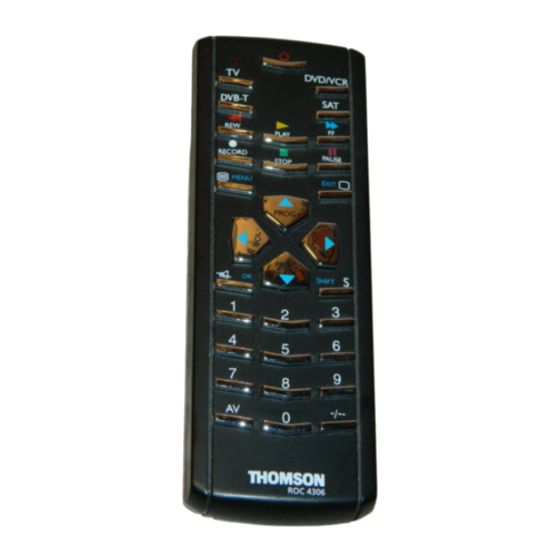 THOMSON ROC4306 Manual De Utilización