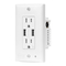 Insignia NS-HW48NL19 - Manual de la toma de corriente de pared con luz nocturna y carga USB