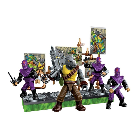 Mega Bloks ROCKSTEADY VILLAIN PACK Manual De Instrucciones