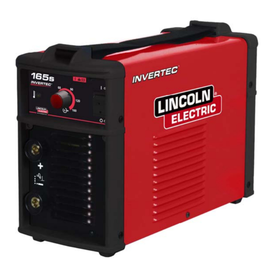 Lincoln Electric INVERTEC 165S Manual De Instrucciones