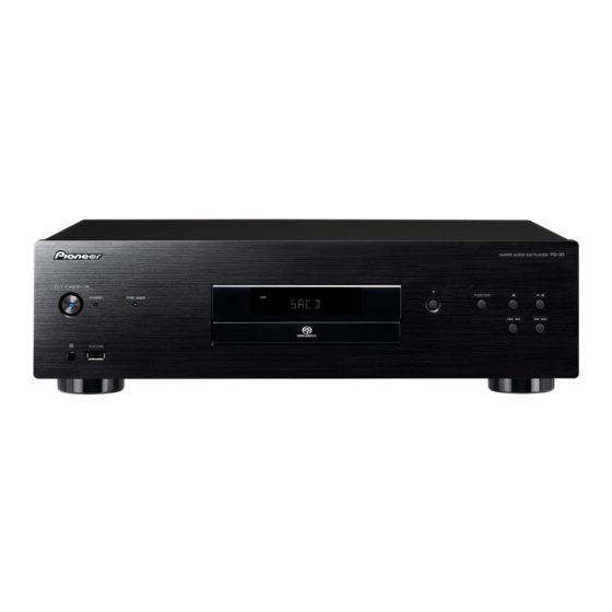 Pioneer PD-30-K Manual De Instrucciones
