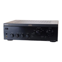 Sony TA-FA30ES Manual De Instrucciones