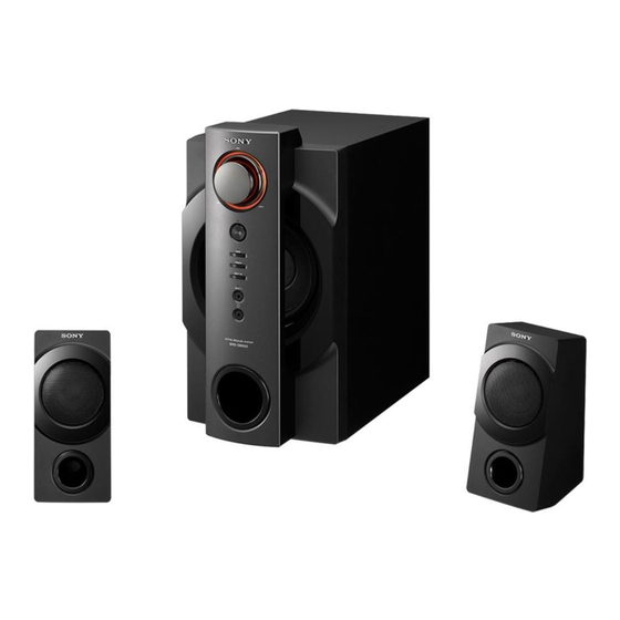 Sony SRS-DB500 Manual De Instrucciones