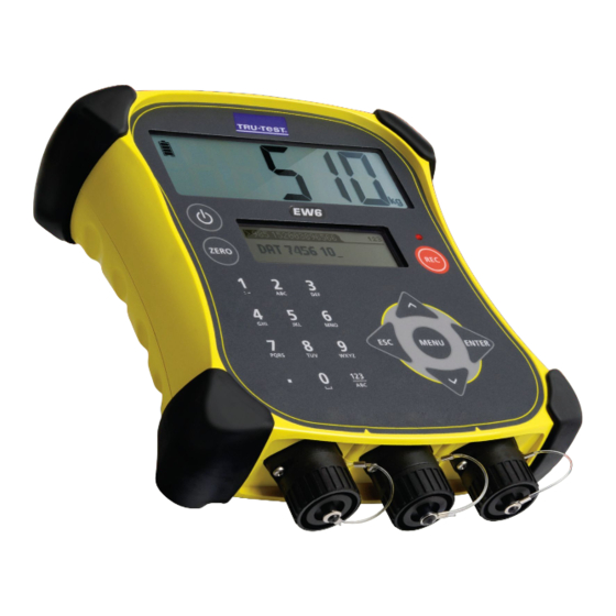 Tru-Test EziWeigh6 Manual Del Usuario
