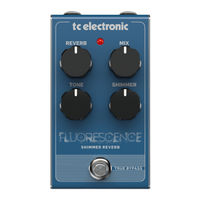 Tc Electronic FLUORESCENCE SHIMMER REVERB Guia De Inicio Rapido