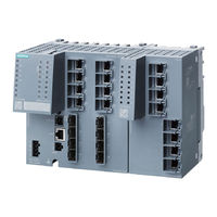 Siemens SIMATIC NET SCALANCE XC-400 Instrucciones De Servicio