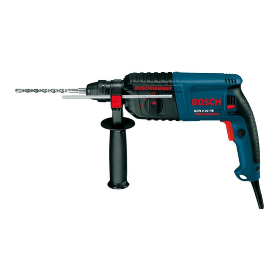 Bosch GBH 2-22 S Instrucciones De Servicio