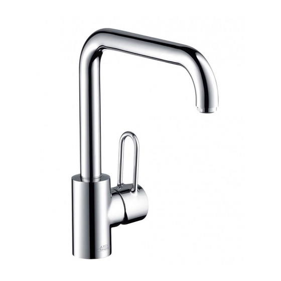 Hansgrohe Axor Uno 14852000 Modo De Empleo / Instrucciones De Montoje