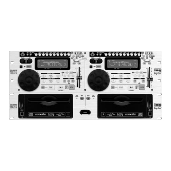 Stage Line CD-400PRO Manual De Instrucciones