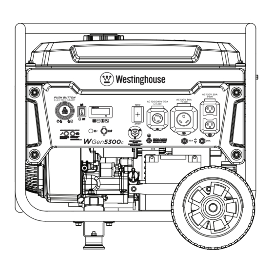 Westinghouse WGen5300c Manual Del Usuario