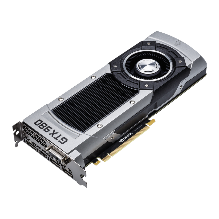 NVIDIA GeForce GTX 980 - Manual de la Tarjeta Gráfica