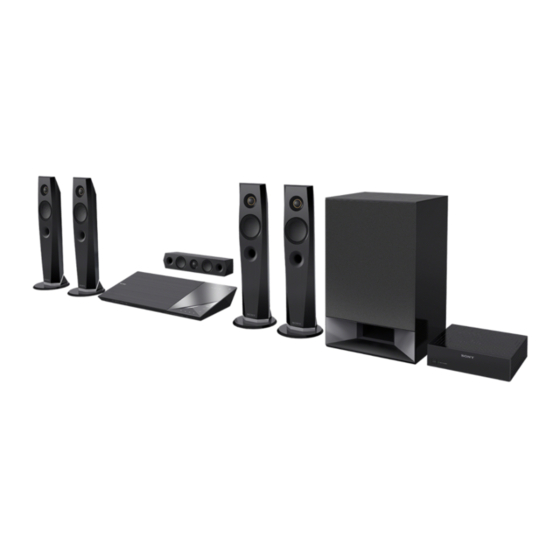 Sony BDV-N7200W Guia De Instalacion