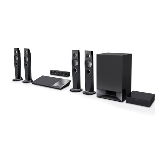 Sony BDV-N7200W Guía Para La Instalación