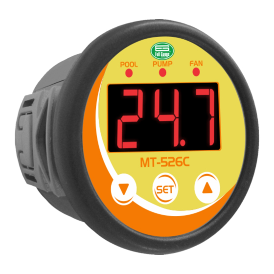 Full Gauge Controls MT-526C Manual De Usario