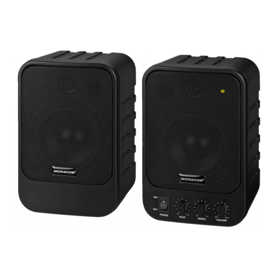 Monacor MKA-40SET/SW Manual De Instrucciones