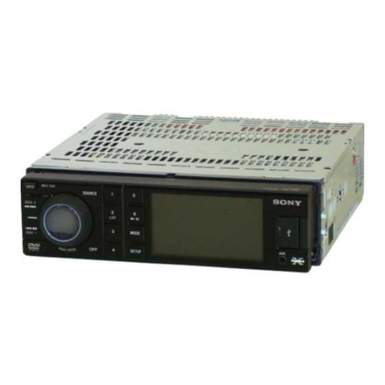Sony MEX-D30 Instalación / Conexiones