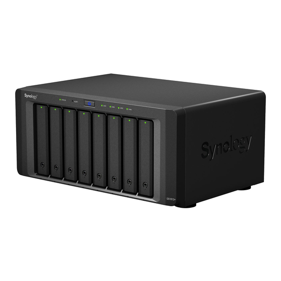Synology DiskStation DS1813+ Guía De Instalación Rápida