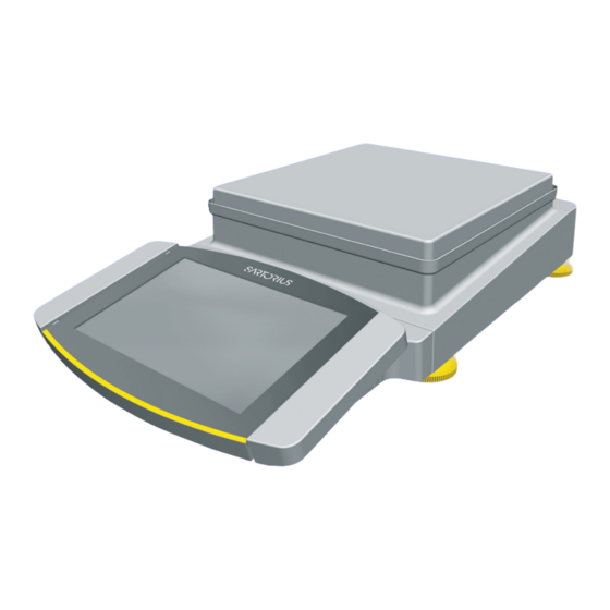 Sartorius Cubis MCA Instrucciones De Manejo