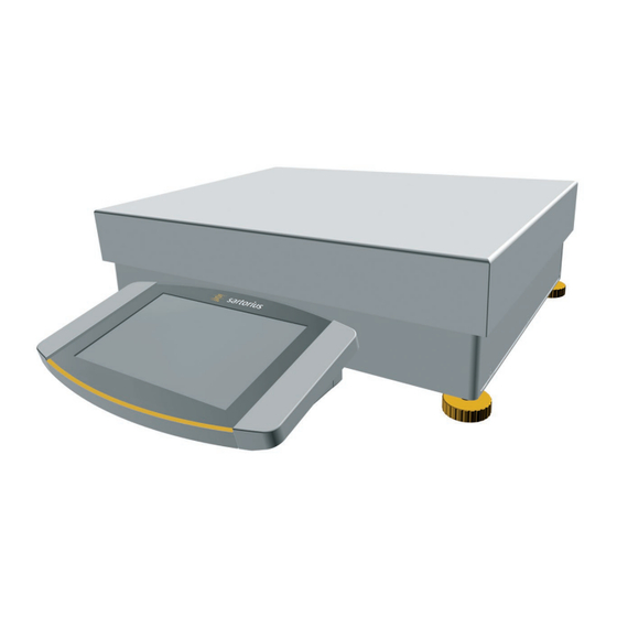 Sartorius Cubis MCA Instrucciones De Manejo