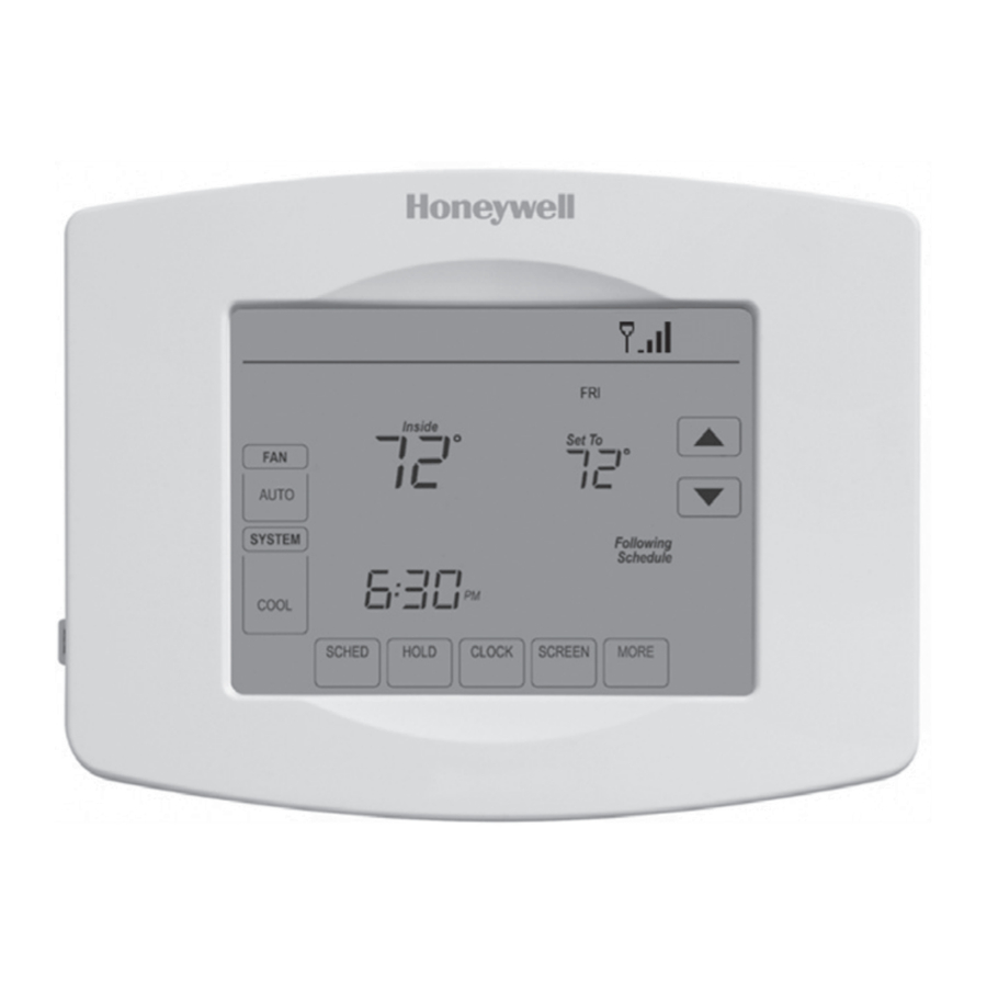 Honeywell VisionPRO TH8320WF Guia Del Usuario