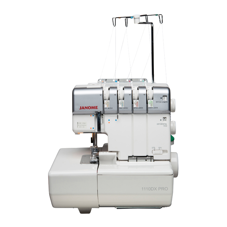 Janome 1110DX Manual De Instrucciones