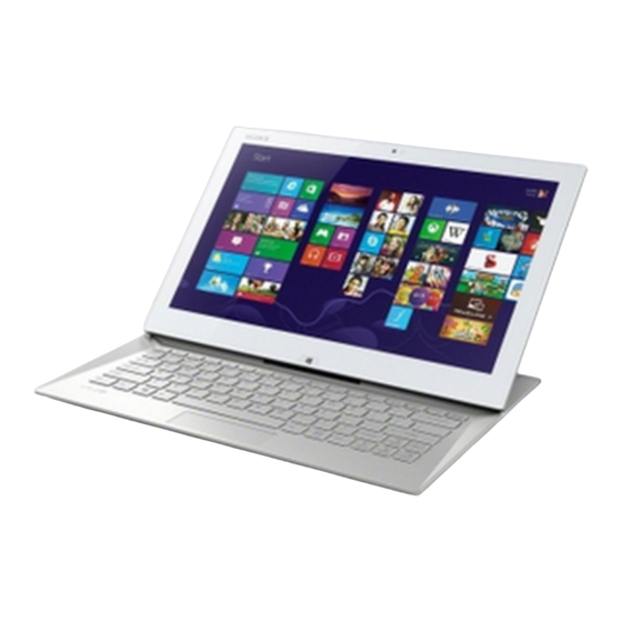 Sony VAIO Duo 13 SVD1322 Manual De Instrucciones