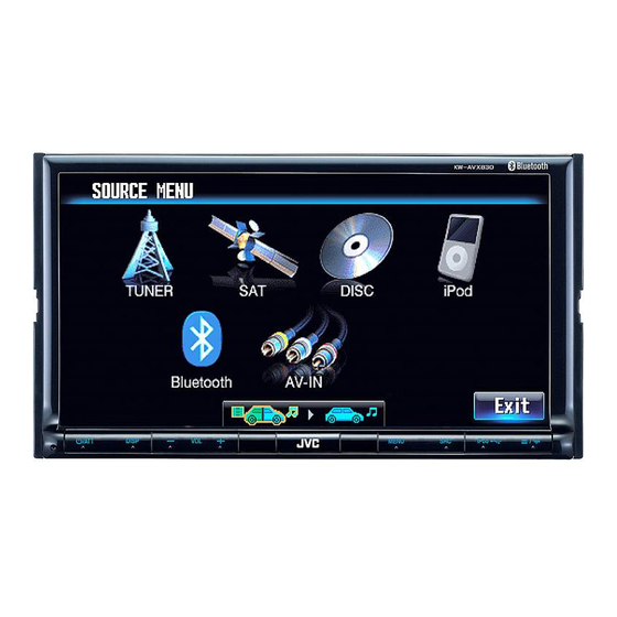 JVC KW-AVX830 Manual De Instrucciones