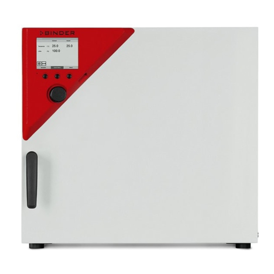 Binder KT 53 Manual De Funcionamiento