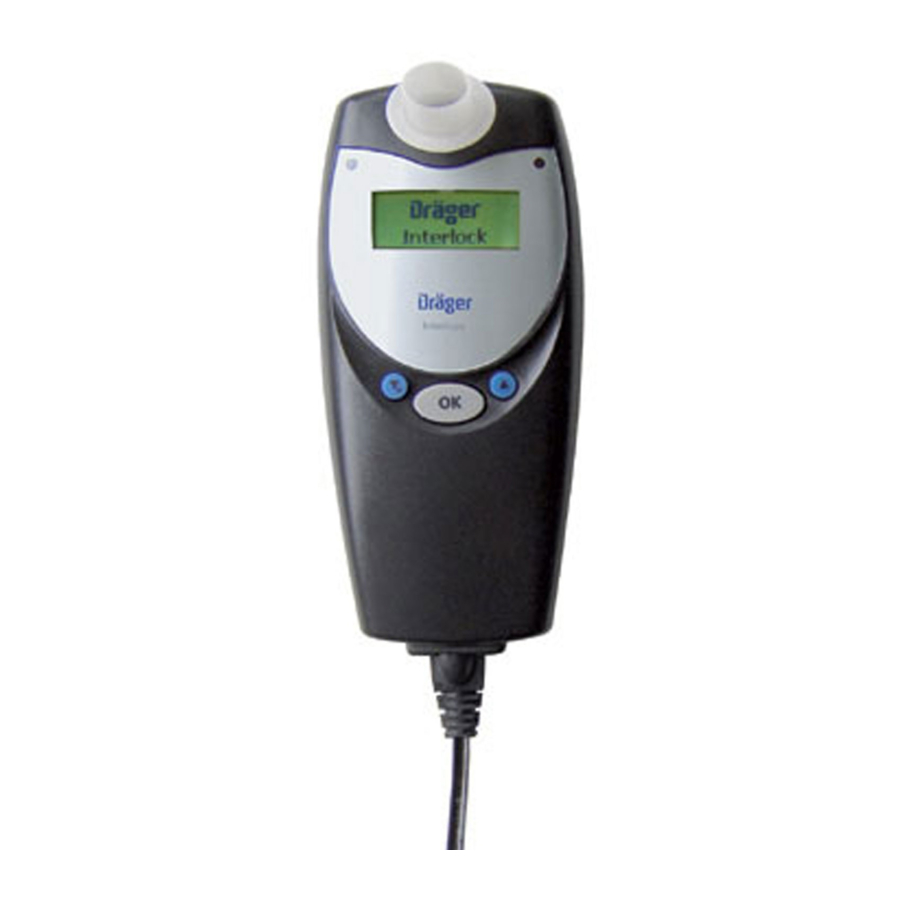 Dräger Interlock XT Instrucciones De Uso