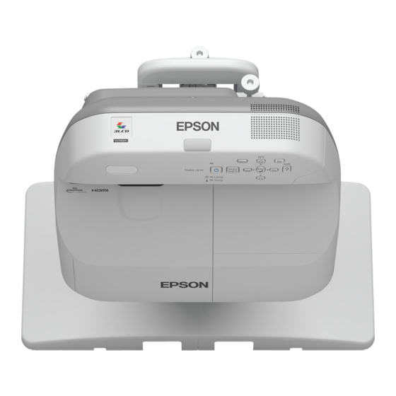 Epson BrightLink 575Wi Manual Del Usuario