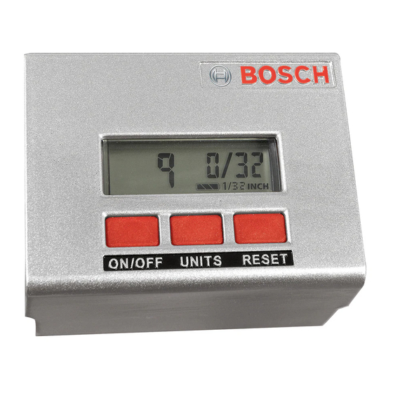Bosch DC010 Instrucciones De Funcionamiento Y Seguridad