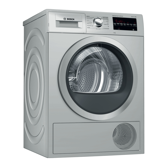 Bosch WTG8729XEE Instrucciones De Uso Y Montaje