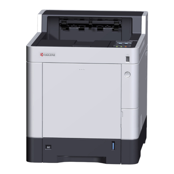 Kyocera ECOSYS P6035cdn Guia De Inicio Rapido