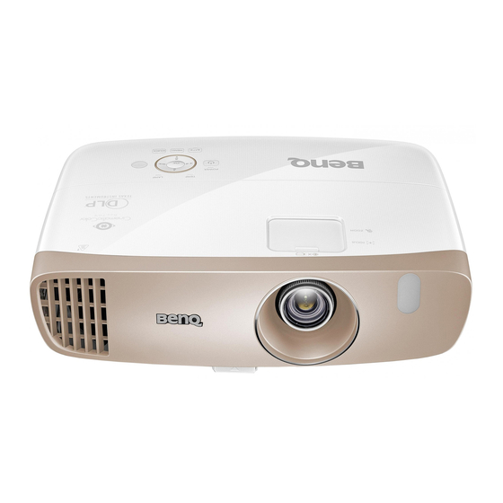 BenQ W2000 Manual Del Usuario