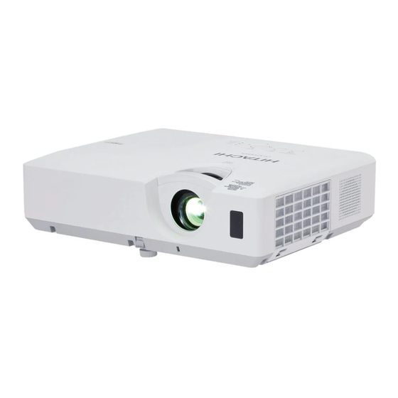 Hitachi CP-EX252N Manual De Usuario (Detallado