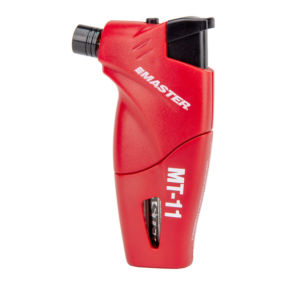 Master MICROTORCH MT-11 Manual De Instrucciones