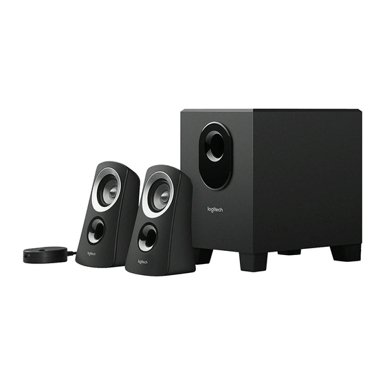 Logitech Z313 Guía De Configuración