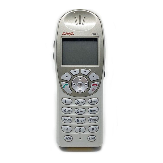 Avaya 3641 Guía De Usuario