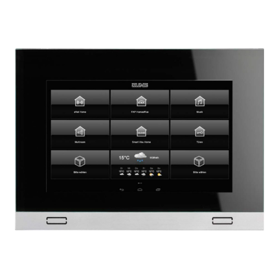 Jung KNX SMART CONTROL Manuales