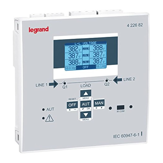 LEGRAND 4 226 82 Manual Del Usuario