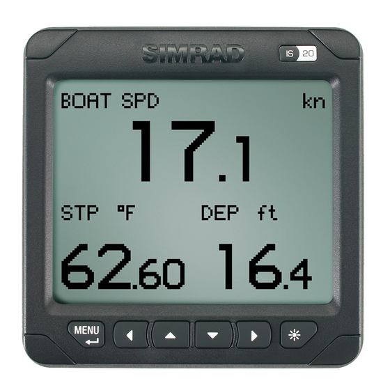 Simrad IS20 Manual Del Usuario