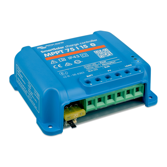 Victron energy BlueSolar MPPT 70/15 Manual De Uso